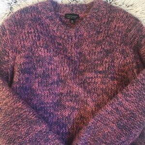 TOPSHOP Space Dye Twisted Knit Gorgeous  Sweater
